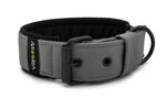 Halsband mit Gürtelverschluss – schwarze Beschläge
