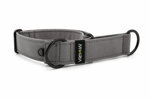 Zugstopp Halsband – schwarze Beschläge