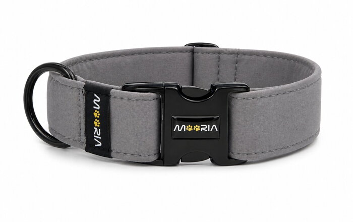 Halsband mit Metallverschluss – schwarze Beschläge