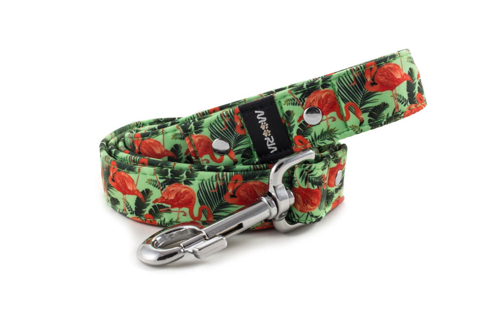 Karlie Flamingo Leine Fabuleash - edles Design mit Ledergriff