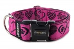 Halsband Hearts - Farbe Magenta