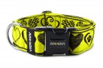 Halsband Hearts - Farbe Neon Yellow