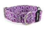 Halsband Abstract Flower Violet - Detail des Halbrings