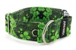 Halsband Abstract Green - Detail des Halbrings
