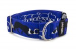 Halsband Border Collie Life Blue - Detail des Halbrings