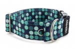 Halsband Cyan Dots - Detail des Halbrings