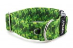 Halsband Digital Green - Detail des Halbrings