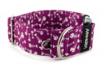 Halsband Fishbone Purple - Detail des Halbrings