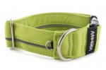 Halsband Reflex Lime Green I - Detail des Halbrings