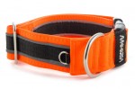 Halsband Reflex Neon Orange II - Detail des Halbrings