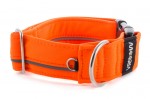 Halsband Reflex Neon Orange I - Detail des Halbrings