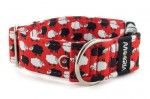 Halsband Sheep Dream Red - Detail des Halbrings