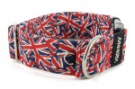 Halsband Union Jack - Detail des Halbrings