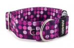 Halsband Violet Dots - Detail des Halbrings