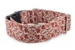Halsband Abstract Flower Red - Detail des Musters