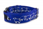 Halsband Border Collie Life Blue - Detail des Musters