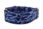 Halsband Camouflage Blue - Detail des Musters