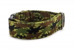 Halsband Camouflage Green - Detail des Musters