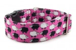 Halsband Sheep Dream Pink - Detail des Musters