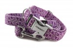Halsband Abstract Flower Violet