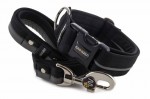 Halsband Reflex Black I mit der Leine