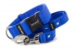 Halsband Dark Blue mit der Leine