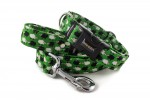 Halsband Sheep Dream Green mit der Leine