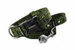 Halsband Staffordshire Bull Terrier Green mit der Leine