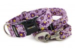 Halsband Violet Beauty mit der Leine