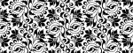 Halsband Abstract Flower Black - Musteransicht