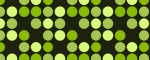 Leine Bright Green Dots