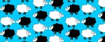Leine Sheep Dream Blue - Musteransicht