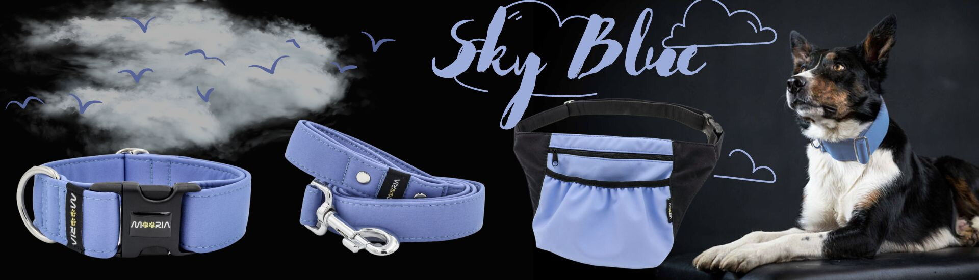Halsband Sky Blue