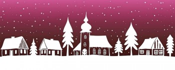 Winter Village Red Winter Village Red
