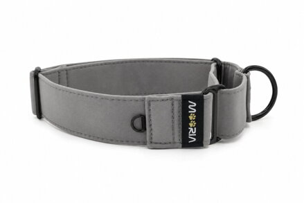 Martingale Halsband - schwarze Beschläge