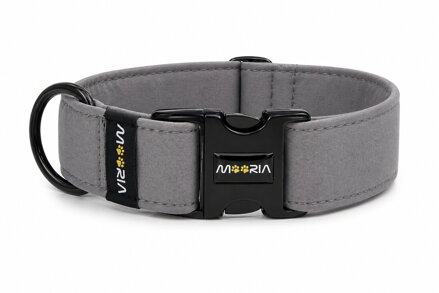 Halsband mit Metallverschluss - schwarze Beschläge
