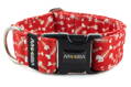 Halsband Fishbone Red