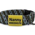 Namensanhänger mit Klettverschluss