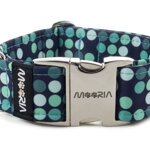 Halsband Cyan Dots