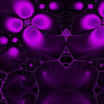 Halsband Abstract Purple
