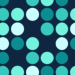 Leine Cyan Dots